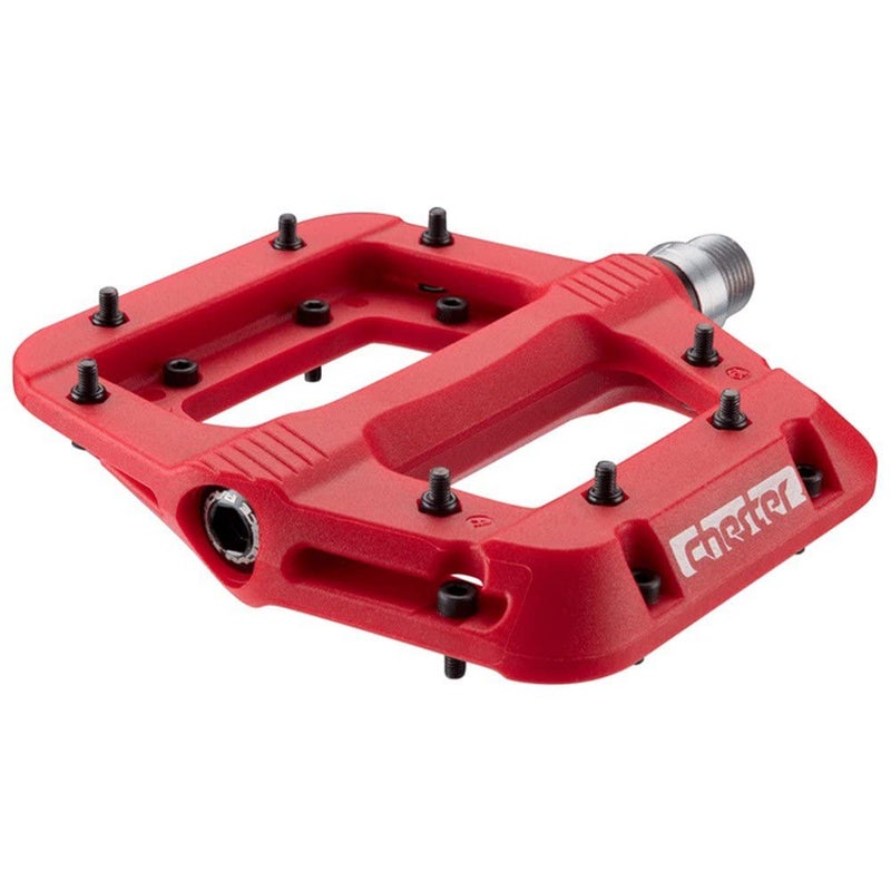 Race Face Chester Pedals, Red, One Size